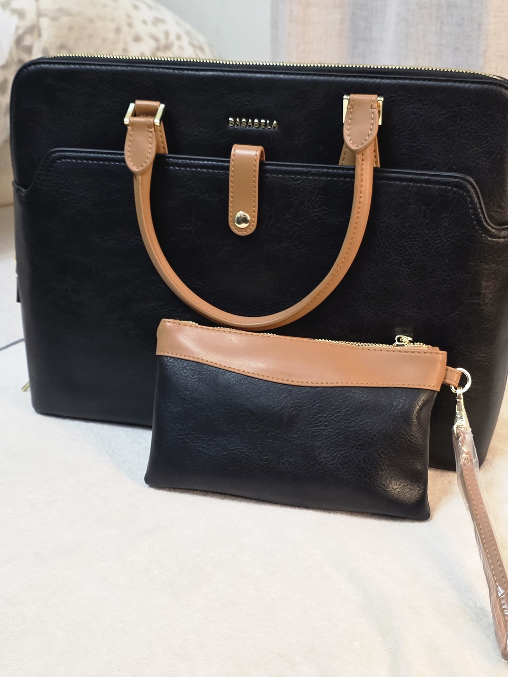 Tie Dye Handmade 15.6inch Laptop Vegan Leather Briefcase Tote Bags for Women Men